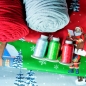Mobile Preview: Baumwolle Weihnachten Weihnachtsmann / Rot