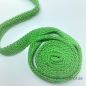 Mobile Preview: Baumwollkordel Flach 10mm Grasgrün
